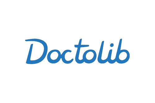Logo des Unternehmens Doctolib.